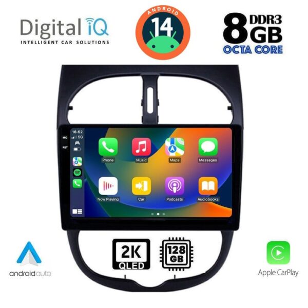 DIGITAL IQ BXF 11506_CPAA (9inc) MULTIMEDIA TABLET for PEUGEOT 206 mod. 1998-2006 - Image 2