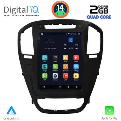 VL Garage - DIGITAL IQ BXC 3914_CPAA TESLA STYLE for OPEL INSIGNIA mod. 2008-2013 - VL-DIQ_BXC_3914