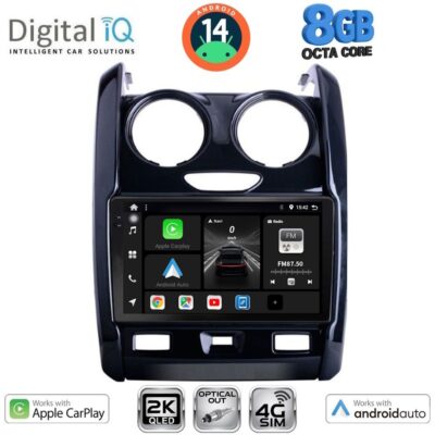 VL Garage - DIGITAL IQ BXK 20103_CPAA (9inc) MULTIMEDIA TABLET for DACIA DUSTER mod. 2012-2019 - VL-DIQ_BXK_20103