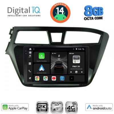 VL Garage - DIGITAL IQ BXK 20229_CPAA (9inc) MULTIMEDIA TABLET for HYUNDAI i20 mod. 2014-2018 - VL-DIQ_BXK_20229