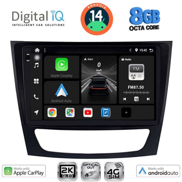 VL Garage - DIGITAL IQ BXK 20408_CPAA (9inc) MULTIMEDIA TABLET for MERCEDES E (W211) – CLS (W219) mod. 2003-2009 - VL-DIQ_BXK_20408