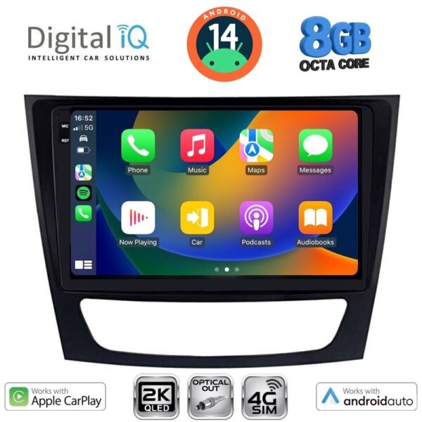 DIGITAL IQ BXK 20408_CPAA (9inc) MULTIMEDIA TABLET for MERCEDES E (W211) – CLS (W219) mod. 2003-2009 - Image 2