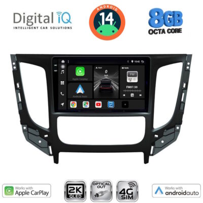 VL Garage - DIGITAL IQ BXK 20437_CPAA CLIMA (9inc) MULTIMEDIA TABLET for MITSUBISHI L200 mod. 2015> - VL-DIQ_BXK_20437CL