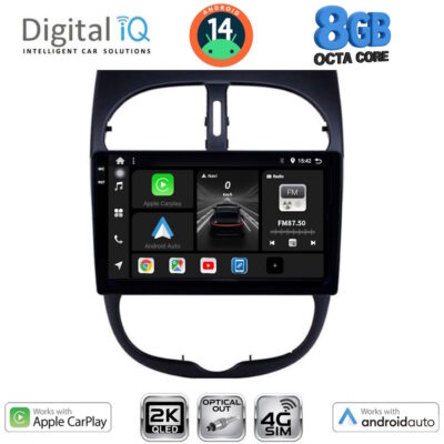 VL Garage - DIGITAL IQ BXK 20506_CPAA (9inc) MULTIMEDIA TABLET for PEUGEOT 206 mod. 1998-2006 - VL-DIQ_BXK_20506