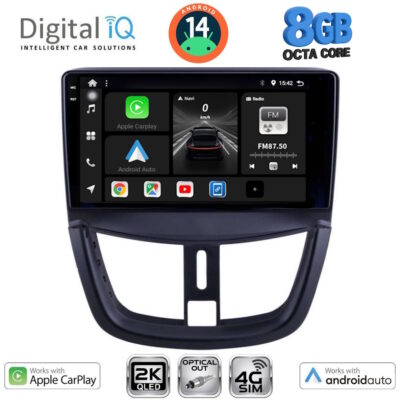 VL Garage - DIGITAL IQ BXK 20507_CPAA (9inc) MULTIMEDIA TABLET for PEUGEOT 207 mod. 2007> - VL-DIQ_BXK_20507