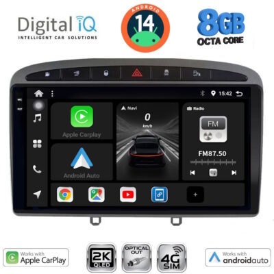 VL Garage - DIGITAL IQ BXK 20513_CPAA (9inc) MULTIMEDIA TABLET for PEUGEOT 308 mod.2007-2012 - RCZ mod.2009-2015 - VL-DIQ_BXK_20513