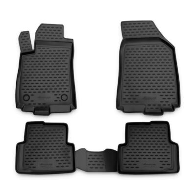VL Garage - ΜΑΡΚΕ ΠΑΤΑΚΙΑ ΣΕ ΣΚΑΦΗ TPE ΛΑΣΤΙΧΟ ΓΙΑ CITROEN C4 2011-2013 ΣΕ ΑΝΘΡΑΚΙ ΣΚΟΥΡΟ ΓΚΡΙ ΧΡΩΜΑ NOVLINE - 4 ΤΕΜ. - VL-EXP.CARCRN10035HG
