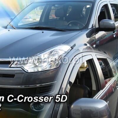VL Garage - ΑΝΕΜΟΘΡΑΥΣΤΕΣ ΓΙΑ CITROEN C-CROSSER 5D 2007-2012 / PEUGEOT 4007 5D 2008-2012 ΖΕΥΓΑΡΙ ΑΠΟ ΕΥΚΑΜΠΤΟ ΦΙΜΕ ΠΛΑΣΤΙΚΟ HEKO - 2 ΤΕΜ. - VL-12238