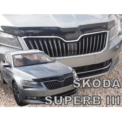 VL Garage - ΑΝΕΜΟΘΡΑΥΣΤΗΣ ΚΑΠΩ ΑΥΤΟΚΙΝΗΤΟΥ ΓΙΑ SKODA SUPERB 3 2015+ ΑΠΟ ΕΥΚΑΜΠΤΟ ΦΙΜΕ ΠΛΑΣΤΙΚΟ HEKO - 1 ΤΕΜ. - VL-02149