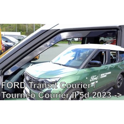 VL Garage - ΑΝΕΜΟΘΡΑΥΣΤΕΣ ΓΙΑ FORD TRANSIT COURIER / TOURNEO COURIER 5D 2023+ ΖΕΥΓΑΡΙ ΑΠΟ ΕΥΚΑΜΠΤΟ ΦΙΜΕ ΠΛΑΣΤΙΚΟ HEKO - 2 ΤΕΜ. - VL-15351