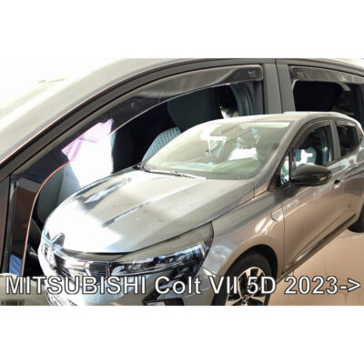 VL Garage - ΑΝΕΜΟΘΡΑΥΣΤΕΣ ΓΙΑ MITSUBISHI COLT 5D 2023+ ΖΕΥΓΑΡΙ ΑΠΟ ΕΥΚΑΜΠΤΟ ΦΙΜΕ ΠΛΑΣΤΙΚΟ HEKO - 4 ΤΕΜ. - VL-23382