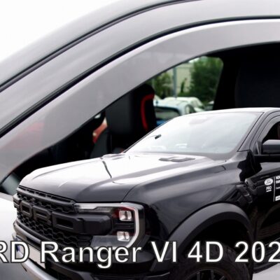 VL Garage - ΑΝΕΜΟΘΡΑΥΣΤΕΣ ΓΙΑ FORD RANGER 4D 2022+ /RAPTOR 2022+ ΖΕΥΓΑΡΙ ΑΠΟ ΕΥΚΑΜΠΤΟ ΦΙΜΕ ΠΛΑΣΤΙΚΟ HEKO - 2 ΤΕΜ. - VL-15346