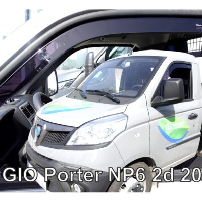 VL Garage - ΑΝΕΜΟΘΡΑΥΣΤΕΣ ΓΙΑ PIAGGIO PORTER NP6 2D 2021+ ΖΕΥΓΑΡΙ ΑΠΟ ΕΥΚΑΜΠΤΟ ΦΙΜΕ ΠΛΑΣΤΙΚΟ HEKO - 2 ΤΕΜ - VL-15020