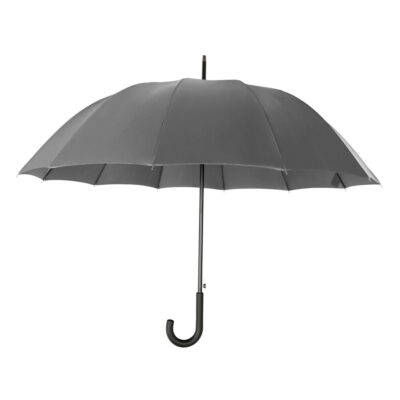 VL Garage - ΟΜΠΡΕΛΑ PREMIUM 111 Φ111cm ΑΝΤΙΑΝΕΜΙΚΗ ΜΕ ΑΥΤΟΜΑΤΟ ΑΝΟΙΓΜΑ ΣΕ ΓΚΡΙ ΧΡΩΜΑ LAMPA - 1 ΤΕΜ. - VL-99632