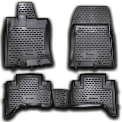 VL Garage - ΜΑΡΚΕ ΠΑΤΑΚΙΑ ΣΕ ΣΚΑΦΗ TPE ΛΑΣΤΙΧΟ ΓΙΑ TOYOTA FJ-CRUISER 2006+ ΣΕ ΑΝΘΡΑΚΙ ΣΚΟΥΡΟ ΓΚΡΙ ΧΡΩΜΑ NOVLINE - 4 ΤΕΜ. - VL-EXP.NLC.48.43.211KH