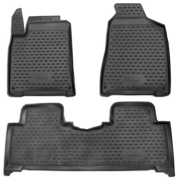 VL Garage - ΜΑΡΚΕ ΠΑΤΑΚΙΑ ΣΕ ΣΚΑΦΗ TPE ΛΑΣΤΙΧΟ ΓΙΑ SSANGYONG KORANDO 2010-2019 ΣΕ ΑΝΘΡΑΚΙ ΣΚΟΥΡΟ ΓΚΡΙ ΧΡΩΜΑ NOVLINE - 3 ΤΕΜ. - VL-EXP.NLC.61.11.211H
