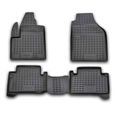VL Garage - ΜΑΡΚΕ ΠΑΤΑΚΙΑ ΣΕ ΣΚΑΦΗ TPE ΛΑΣΤΙΧΟ ΓΙΑ FORD TRANSIT CONNECT 06/2002-2014 ΣΕ ΑΝΘΡΑΚΙ ΣΚΟΥΡΟ ΓΚΡΙ ΧΡΩΜΑ NOVLINE - 4 ΤΕΜ. - VL-EXP.1571892G