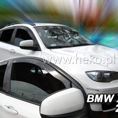 VL Garage - ΑΝΕΜΟΘΡΑΥΣΤΕΣ ΓΙΑ BMW X6 E71 5D 2008-2014 ΖΕΥΓΑΡΙ ΑΠΟ ΕΥΚΑΜΠΤΟ ΦΙΜΕ ΠΛΑΣΤΙΚΟ HEKO - 2 ΤΕΜ. - VL-11141