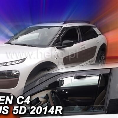 VL Garage - ΑΝΕΜΟΘΡΑΥΣΤΕΣ ΓΙΑ CITROEN C4 CACTUS 5D 2014-2018 ΖΕΥΓΑΡΙ ΑΠΟ ΕΥΚΑΜΠΤΟ ΦΙΜΕ ΠΛΑΣΤΙΚΟ HEKO - 2 ΤΕΜ. - VL-12263