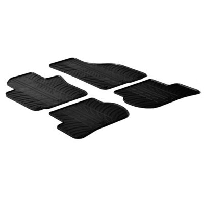 VL Garage - ΜΑΡΚΕ ΠΑΤΑΚΙΑ ΣΕ ΣΚΑΦΗ ΛΑΣΤΙΧΟ ΓΙΑ SKODA OCTAVIA 5 09/2004-02/2013 / SKODA OCTAVIA WAGON 01/2005-04/2013 SUMISURA ΣΕ ΜΑΥΡΟ ΧΡΩΜΑ ME ΚΟΥΜΠΩΜΑΤΑ LAMPA - 4 ΤΕΜ. - VL-24421