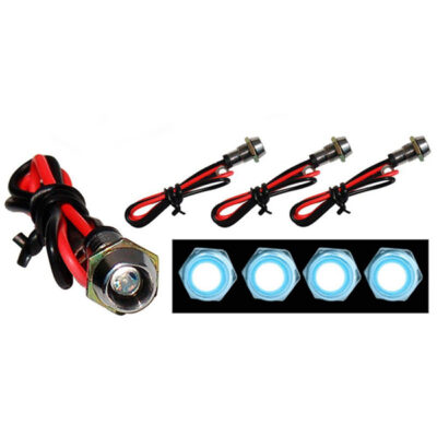 VL Garage - ΒΙΔΕΣ ΜΕ LED ΛΕΥΚΟ ΚΑΙ ΚΑΛΩΔΙΩΣΗ 4 ΤΜΧ. - VL-SLS/1W