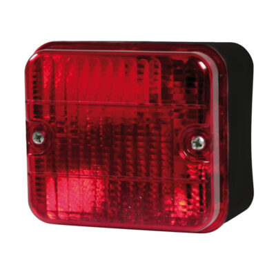 VL Garage - ΦΑΝΑΡΙ 12V - STOP ΚΑΙ ΟΜΙΧΛΗΣ - ΓΙΑ ΤΡΕΙΛΕΡ (ΚΟΚΚΙΝΟ - 70 Χ 80 Χ 50mm) - 1ΤΕΜ. - VL-41501