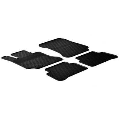 VL Garage - ΜΑΡΚΕ ΠΑΤΑΚΙΑ ΣΕ ΣΚΑΦΗ ΛΑΣΤΙΧΟ ΓΙΑ MERCEDES E CLASS SW 4D 03/2009-2016 SUMISURA ΣΕ ΜΑΥΡΟ ΧΡΩΜΑ ME ΚΟΥΜΠΩΜΑΤΑ LAMPA - 4 ΤΕΜ. - VL-24561