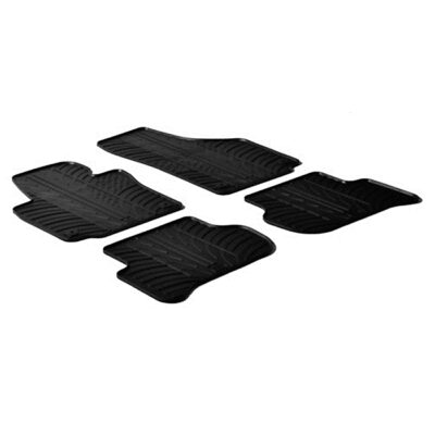 VL Garage - ΜΑΡΚΕ ΠΑΤΑΚΙΑ ΣΕ ΣΚΑΦΗ ΛΑΣΤΙΧΟ ΓΙΑ SKODA YETI 10/2009-2017 SUMISURA ΣΕ ΜΑΥΡΟ ΧΡΩΜΑ ME ΚΟΥΜΠΩΜΑΤΑ LAMPA - 4 ΤΕΜ. - VL-24423