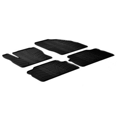 VL Garage - ΜΑΡΚΕ ΠΑΤΑΚΙΑ ΣΕ ΣΚΑΦΗ ΛΑΣΤΙΧΟ ΓΙΑ FORD C-MAX 10/2003-10/2010 / FORD KUGA 06/2008-02/2013 SUMISURA ΣΕ ΜΑΥΡΟ ΧΡΩΜΑ ME ΚΟΥΜΠΩΜΑΤΑ LAMPA - 4 ΤΕΜ. - VL-24408
