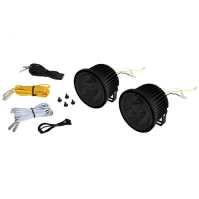 VL Garage - ΠΡΟΣΘΕΤΟ DAYLINE 4LED ΜΑΥΡΟ 90mm - VL-LGX10B