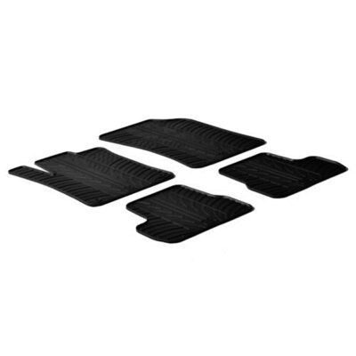 VL Garage - ΜΑΡΚΕ ΠΑΤΑΚΙΑ ΣΕ ΣΚΑΦΗ ΛΑΣΤΙΧΟ ΓΙΑ CITROEN C3 11/2009-10/2016 SUMISURA ΣΕ ΜΑΥΡΟ ΧΡΩΜΑ ME ΚΟΥΜΠΩΜΑΤΑ LAMPA - 4 ΤΕΜ. - VL-24605