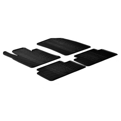 VL Garage - ΜΑΡΚΕ ΠΑΤΑΚΙΑ ΣΕ ΣΚΑΦΗ ΛΑΣΤΙΧΟ ΓΙΑ PEUGEOT 508 03/2011-2018 SUMISURA ΣΕ ΜΑΥΡΟ ΧΡΩΜΑ ME ΚΟΥΜΠΩΜΑΤΑ LAMPA - 4 ΤΕΜ. - VL-24356