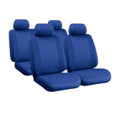 VL Garage - ΚΑΛΥΜΜΑΤΑ GLAMUR SET POLYESTER ΜΠΛΕ - VL-54977
