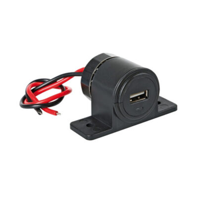 VL Garage - ΠΡΙΖΑ USB ΜΕ ΒΑΣΗ KAI ΕΝΔΕΙΞΗ LED 2100mA 12/24V - VL-38968