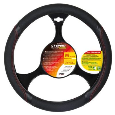 VL Garage - ΚΑΛΥΜΜΑ ΤΙΜΟΝΙΟΥ GT-SPORT ΜΑΥΡΟ ΧΡΩΜΑ ΜΕ ΡΑΦΕΣ ΣΤΟ ΠΛΑΙ ΚΟΚΚΙΝΕΣ ΑΟΣΜΟ ΟΙΚΟΛΟΓΙΚΟ/ ΜΗ ΤΟΞΙΚΟ/ ΑΝΑΚΥΚΛΩΣΙΜΟ ΥΛΙΚΟ - VL-33133