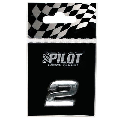 VL Garage - ΑΥΤΟΚΟΛΛΗΤΟ ΑΡΙΘΜΟΣ 3D TYPE-1 (2) 18mm - VL-07939