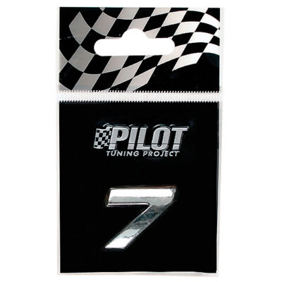 VL Garage - ΑΥΤΟΚΟΛΛΗΤΟ ΑΡΙΘΜΟΣ 3D TYPE-1 (7) 18mm - VL-07944