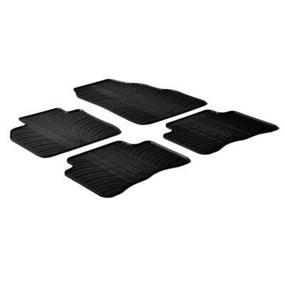 VL Garage - ΜΑΡΚΕ ΠΑΤΑΚΙΑ ΣΕ ΣΚΑΦΗ ΛΑΣΤΙΧΟ ΓΙΑ RENAULT SCENIC II 06/2003-04/2009 SUMISURA ΣΕ ΜΑΥΡΟ ΧΡΩΜΑ ΧΩΡΙΣ ΚΟΥΜΠΩΜΑΤΑ LAMPA - 4 ΤΕΜ. - VL-24303