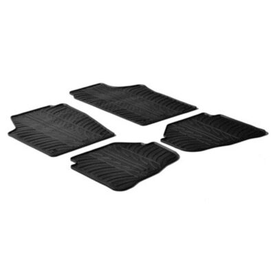 VL Garage - ΜΑΡΚΕ ΠΑΤΑΚΙΑ ΣΕ ΣΚΑΦΗ ΛΑΣΤΙΧΟ ΓΙΑ VOLKSWAGEN FOX 05/2005-2010 SUMISURA ΣΕ ΜΑΥΡΟ ΧΡΩΜΑ ΧΩΡΙΣ ΚΟΥΜΠΩΜΑΤΑ LAMPA - 4 ΤΕΜ. - VL-24310