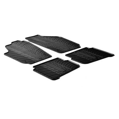 VL Garage - ΜΑΡΚΕ ΠΑΤΑΚΙΑ ΣΕ ΣΚΑΦΗ ΛΑΣΤΙΧΟ ΓΙΑ VOLKSWAGEN POLO 11/2001-06/2009 SUMISURA ΣΕ ΜΑΥΡΟ ΧΡΩΜΑ ΧΩΡΙΣ ΚΟΥΜΠΩΜΑΤΑ LAMPA - 4 ΤΕΜ. - VL-24311