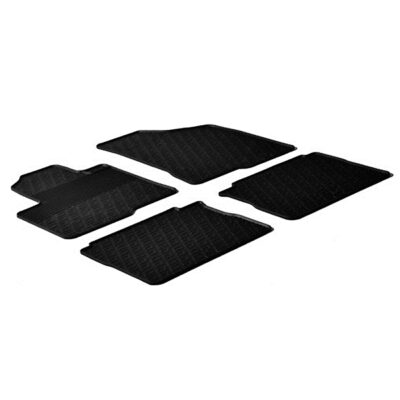 VL Garage - ΜΑΡΚΕ ΠΑΤΑΚΙΑ ΣΕ ΣΚΑΦΗ ΛΑΣΤΙΧΟ ΓΙΑ HYUNDAI SANTA FE 01/2005-09/2012 SUMISURA ΣΕ ΜΑΥΡΟ ΧΡΩΜΑ ΧΩΡΙΣ ΚΟΥΜΠΩΜΑΤΑ LAMPA - 4 ΤΕΜ. - VL-24361