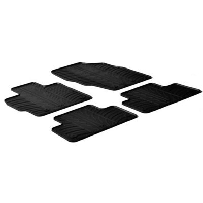 VL Garage - ΜΑΡΚΕ ΠΑΤΑΚΙΑ ΣΕ ΣΚΑΦΗ ΛΑΣΤΙΧΟ ΓΙΑ MAZDA CX-7 06/2007-12/2013 SUMISURA ΣΕ ΜΑΥΡΟ ΧΡΩΜΑ ME ΚΟΥΜΠΩΜΑΤΑ LAMPA - 4 ΤΕΜ. - VL-24366