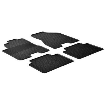 VL Garage - ΜΑΡΚΕ ΠΑΤΑΚΙΑ ΣΕ ΣΚΑΦΗ ΛΑΣΤΙΧΟ ΓΙΑ HYUNDAI TUCSON 08/2004-02/2010 / KIA SPORTAGE 11/2004-08/2010 SUMISURA ΣΕ ΜΑΥΡΟ ΧΡΩΜΑ ΧΩΡΙΣ ΚΟΥΜΠΩΜΑΤΑ LAMPA - 4 ΤΕΜ. - VL-24393