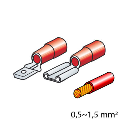 VL Garage - ΦΙΣΑΚΙΑ 6.3 x 0.8mm (40τμχ.) - VL-45053