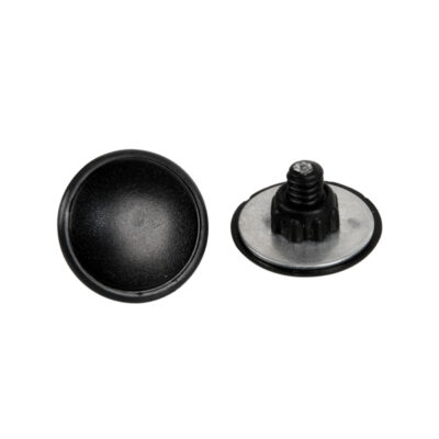 VL Garage - ΤΑΠΕΣ ΚΕΡΑΙΑΣ ΜΑΥΡΕΣ 22 mm 2 ΤΕΜ. - VL-65657