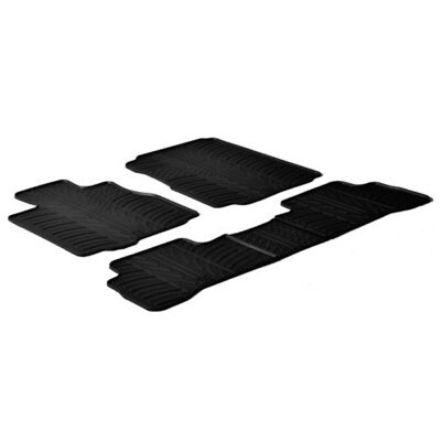 VL Garage - ΜΑΡΚΕ ΠΑΤΑΚΙΑ SUMISURA ΛΑΣΤΙΧΟ ΓΙΑ HONDA CR-V 01/2007-09/2012 ΣΕ ΜΑΥΡΟ ΧΡΩΜΑ ΧΩΡΙΣ ΚΟΥΜΠΩΜΑΤΑ LAMPA - 5 ΤΕΜ. - VL-24551
