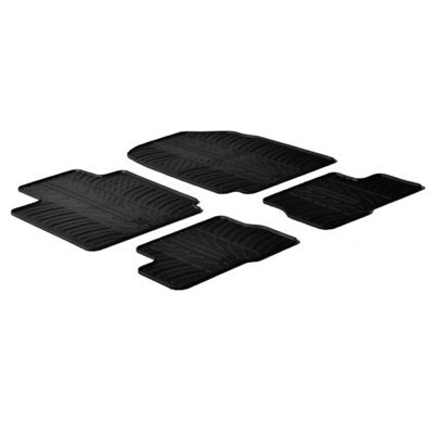 VL Garage - ΜΑΡΚΕ ΠΑΤΑΚΙΑ ΣΕ ΣΚΑΦΗ ΛΑΣΤΙΧΟ ΓΙΑ NISSAN MICRA 01/2003-2010 SUMISURA ΣΕ ΜΑΥΡΟ ΧΡΩΜΑ ΧΩΡΙΣ ΚΟΥΜΠΩΜΑΤΑ LAMPA - 4 ΤΕΜ. - VL-24412