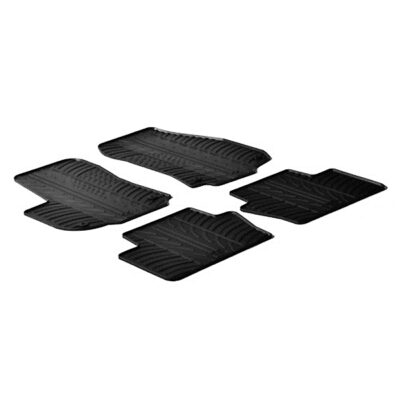 VL Garage - ΜΑΡΚΕ ΠΑΤΑΚΙΑ ΣΕ ΣΚΑΦΗ ΛΑΣΤΙΧΟ ΓΙΑ OPEL ZAFIRA 07/2005-2015 SUMISURA ΣΕ ΜΑΥΡΟ ΧΡΩΜΑ ME ΚΟΥΜΠΩΜΑΤΑ LAMPA - 4 ΤΕΜ. - VL-24325