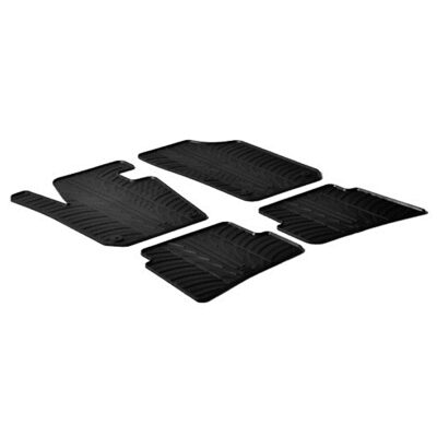 VL Garage - ΜΑΡΚΕ ΠΑΤΑΚΙΑ ΣΕ ΣΚΑΦΗ ΛΑΣΤΙΧΟ ΓΙΑ SEAT IBIZA 06/2008-2017 SUMISURA ΣΕ ΜΑΥΡΟ ΧΡΩΜΑ ME ΚΟΥΜΠΩΜΑΤΑ LAMPA - 4 ΤΕΜ. - VL-24450