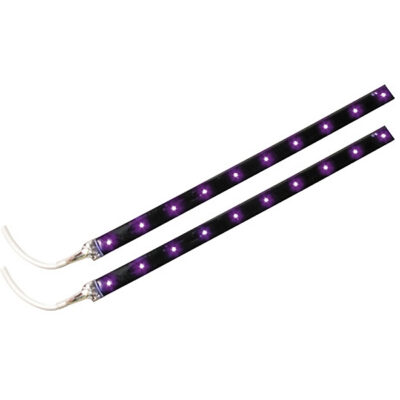 VL Garage - ΤΑΙΝΙΑ ΜΕ 10 LED ΕΥΚΑΜΠΤΗ FLEX STRIP 20 CM 12V ΜΩΒ 2ΤΕΜ - VL-73482